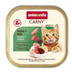 Влажный корм для кошек Animonda Carny с курицей и дичью 85 г (4017721835596)