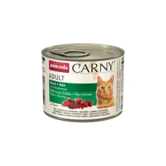 Вологий корм для котів Animonda Carny Adult з дичиною та чорницею 200 г (4017721837002)