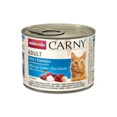 Вологий корм для котів Animonda Carny Adult з тріскою та корінням петрушки 200 г (4017721837019)