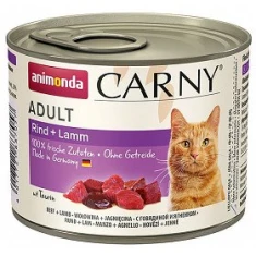 Влажный корм для кошек Animonda Carny Adult с говядиной и ягненком 200 г (4017721837057)