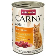 Влажный корм для кошек Animonda Carny Adult с говядиной и курицей 400 г (4017721837194)