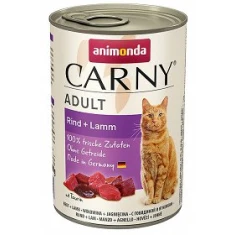 Влажный корм для кошек Animonda Carny Adult с говядиной и ягненком 400 г (4017721837217)