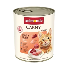 Влажный корм для кошек Animonda Carny Adult с говядиной и курицей 800 г (4017721837293)