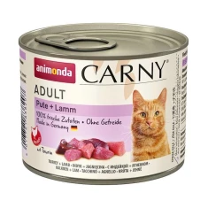 Вологий корм для котів Animonda Carny Adult з індичкою та ягням 200 г (4017721838207)