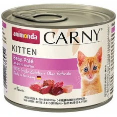Влажный корм для котят Animonda Carny Kitten Baby паштет 200 г (4017721839624)