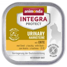 Вологий корм для котів Animonda Integra Protect Urinary з качкою 100 г (4017721866125)