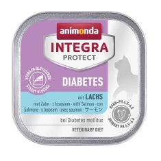 Вологий корм для котів Animonda Integra Protect Diabetes з лососем 100 г (4017721866880)