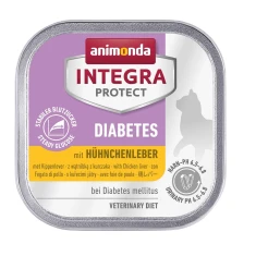 Вологий корм для котів Animonda Integra Protect Diabetes з печінкою птиці 100 г (4017721866934)