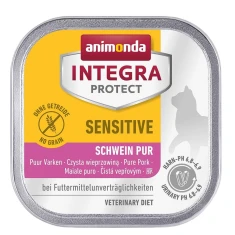 Вологий корм для котів Animonda Integra Protect Sensitive зі свининою 100 г (4017721866965)