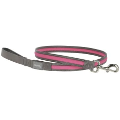 Повідець для собак Kerbl світлодіодний Light & Reflex 120 см Pink (4018653211595)