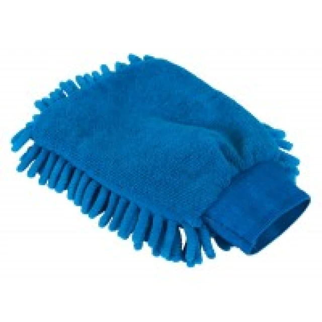 Рукавиця для чищення шерсті Kerbl 20x15 см Blue (4018653822579)
