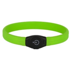 Нашийник світлодіодний для собак Kerbl для довгої шерсті 65 см Green (4018653944776)
