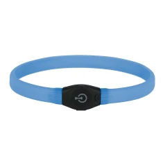 Нашийник для собак Kerbl світлодіодний для довгої шерсті 65 см Blue (4018653944783)