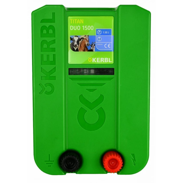 Електропастух Kerbl Titan Duo 1500 акумуляторно-мережевий (4018653972007)