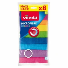 Серветка з мікрофібри Vileda Colors 8 шт (4023103185975)