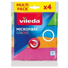 Серветка з мікрофібри Vileda COLORS 4 шт (4023103192577)