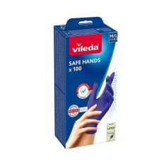 Перчатки нитриловые Vileda Safe Hands M/L 100 шт (4023103227613)