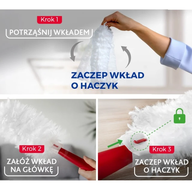 Змінні блоки для щітки для пилу Vileda Flex&Catch 5 шт (4023103252509)