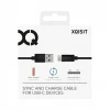 Кабель USB-C Xqisit Cotton 3.0 Black 1.8m (27749)