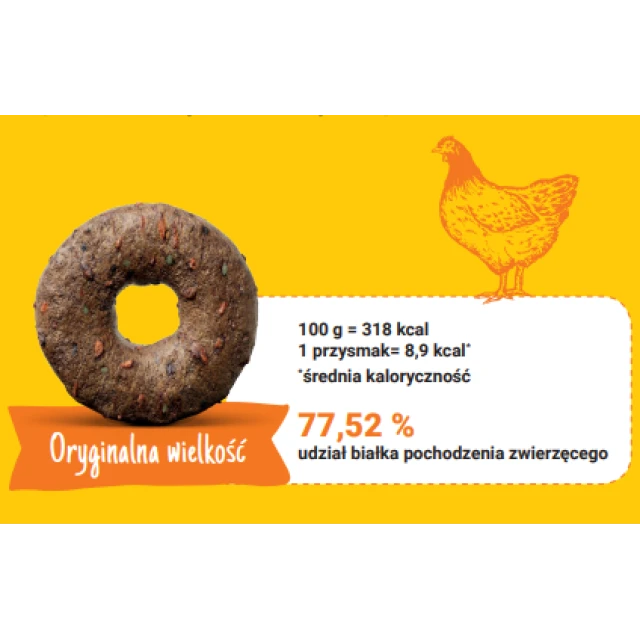 Ласощі для собак Josera Loopies з куркою 150 г (4032254746959)