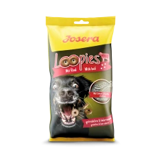 Ласощі для собак Josera Loopies з яловичиною 150 г (4032254746973)