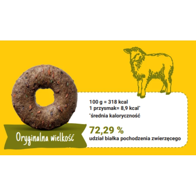 Ласощі для собак Josera Loopies з ягням 150 г (4032254746997)