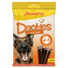 Жувальні ласощі для собак Josera Denties з качкою та морквою 180 г (4032254768975)
