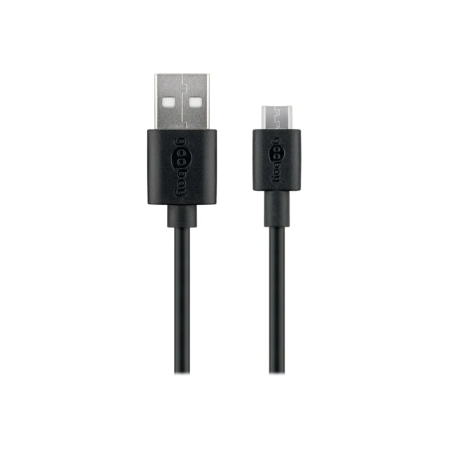 Кабель Goobay Micro-USB для заряджання та синхронізації 2 м (4040849386602)