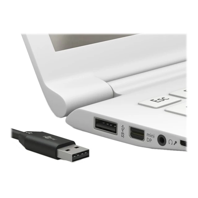 Кабель Goobay Micro-USB для заряджання та синхронізації 2 м (4040849386602)