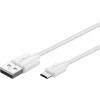 Кабель Goobay USB 2.0 Type-A to Micro-USB Type-B 1 м White (4040849438370)