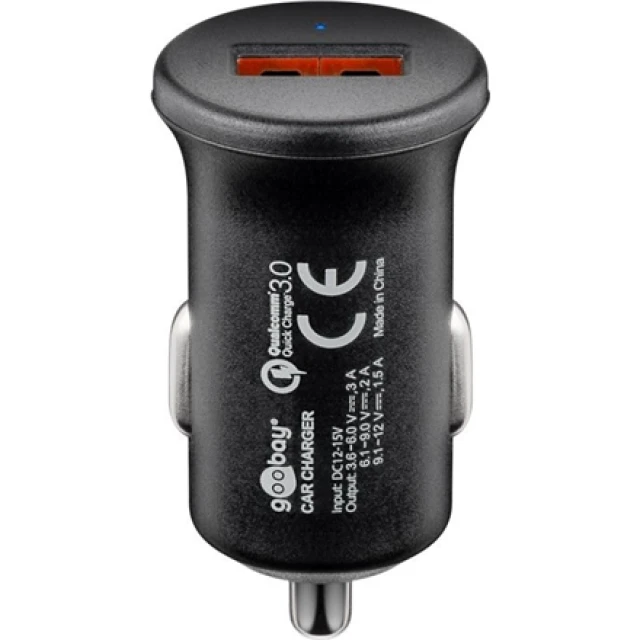 Автомобильное зарядное устройство Goobay Quick Charge QC3.0 USB (4040849451621)