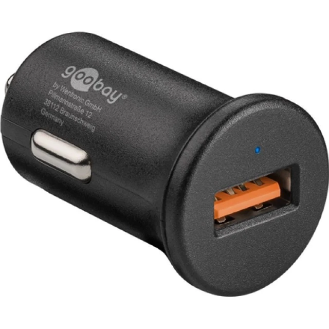 Автомобильное зарядное устройство Goobay Quick Charge QC3.0 USB (4040849451621)