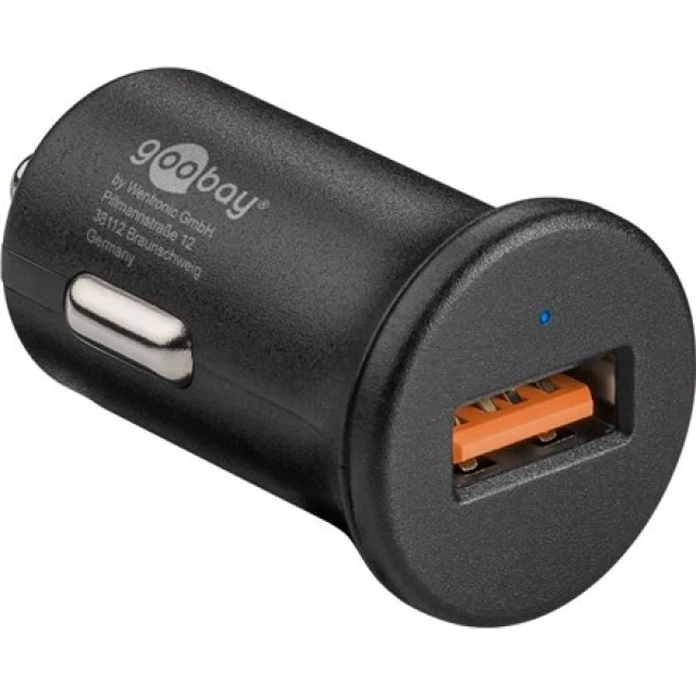 Автомобильное зарядное устройство Goobay Quick Charge QC3.0 USB (4040849451621)