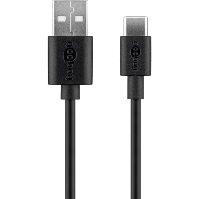 Мережевий зарядний пристрій Goobay 5 Вт USB-C з кабелем 1 м (4040849452987)