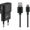 Мережевий зарядний пристрій Goobay 5 Вт USB-C з кабелем 1 м (4040849452987)