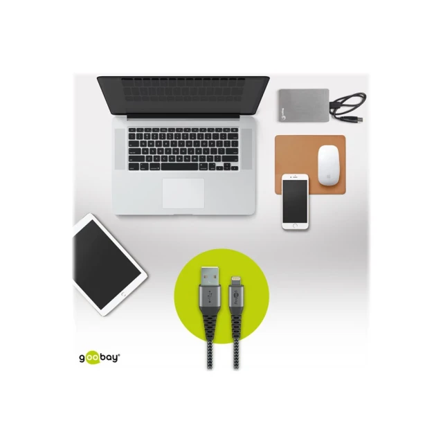 Кабель Goobay Lightning – USB-A (4040849492693)
