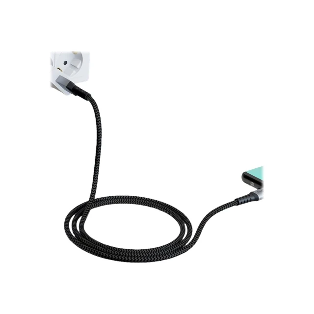 Кабель Goobay USB-C to USB-A текстильный (4040849492969)