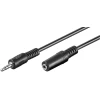Подовжувач аудіо Goobay 3,5 мм mini-jack 5 м Black (4040849500909)