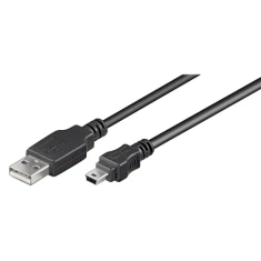 Кабель Goobay USB 2.0 Type-A to Mini-USB Type-B 3 м Black (4040849507687)