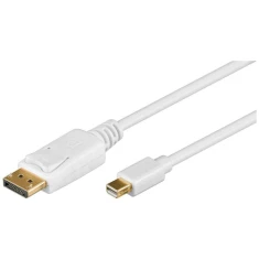 Кабель Goobay Mini DisplayPort to DisplayPort 1.2 1 м White (4040849528583)
