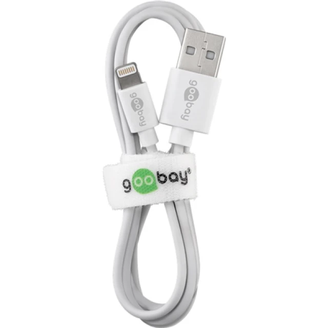 Кабель Goobay USB-A – Lightning 1 м White (4040849546006)