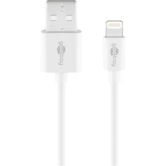 Кабель Goobay USB-A – Lightning 1 м White (4040849546006)