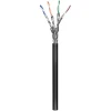 Мережевий кабель Goobay CAT 6 S/FTP для зовнішнього використання 100 м Black (4040849571954)
