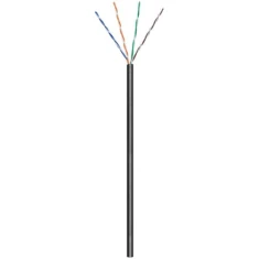 Кабель мережевий Goobay CAT 5e U/UTP 100 м Black (4040849571985)