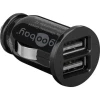 Автомобильное зарядное устройство Goobay Dual-USB Black (4040849589126)