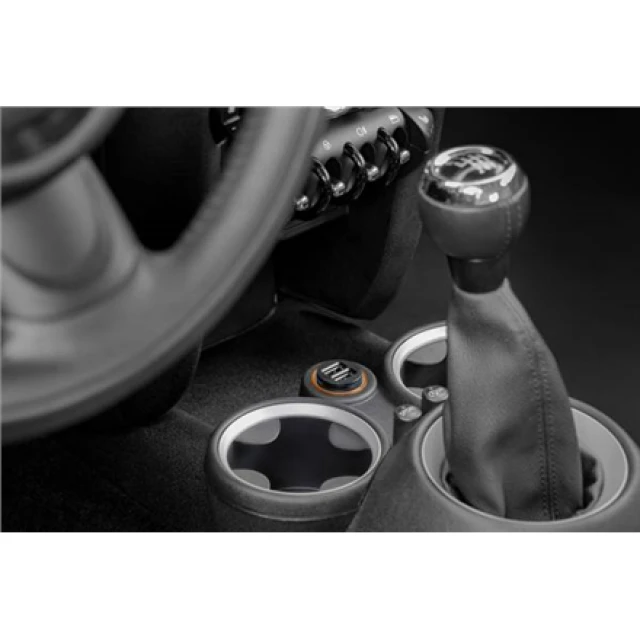 Автомобильное зарядное устройство Goobay Dual-USB Black (4040849589126)