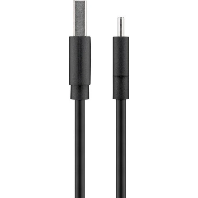 Кабель Goobay USB 2.0 USB-C на USB-A Black (4040849591228)