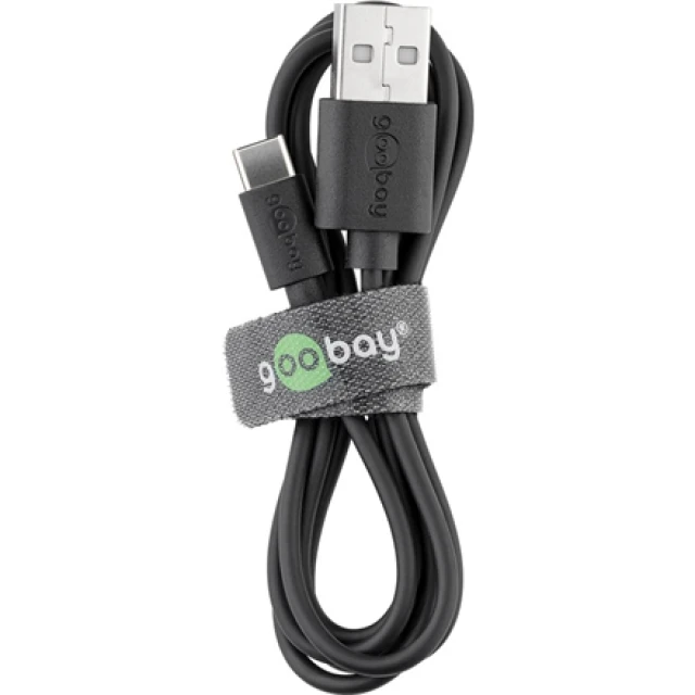 Кабель Goobay USB-A (m) — USB-C (m) 2.0 3 м Black (4040849591242)