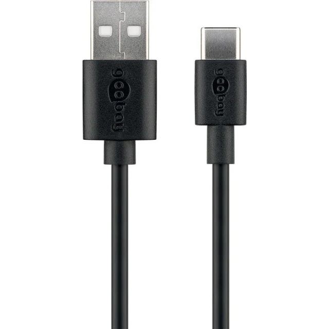 Кабель Goobay USB-A (m) — USB-C (m) 2.0 3 м Black (4040849591242)