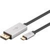 Кабель Goobay USB-C — DisplayPort 2 м Silver (4040849601767)